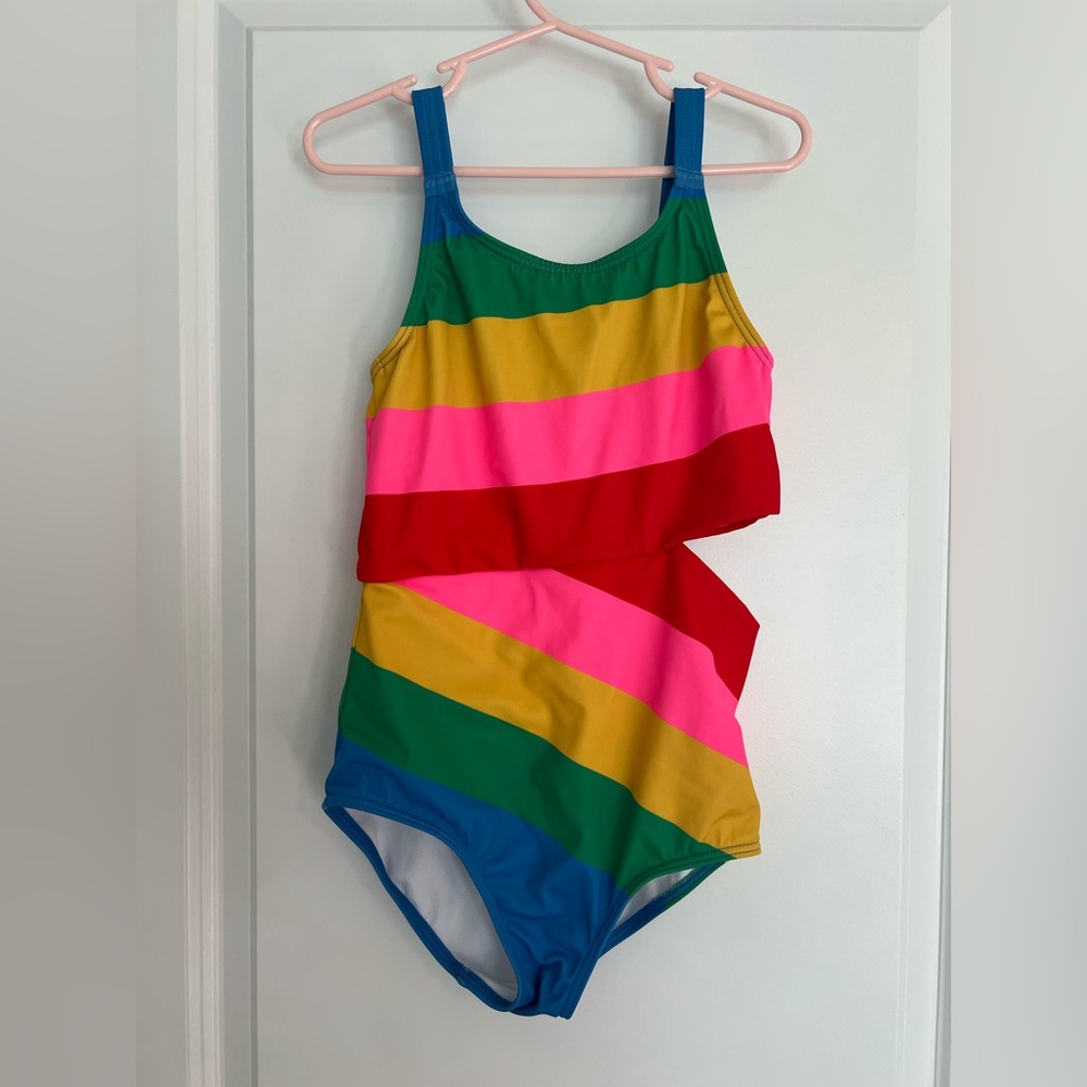 Mini Boden Rainbow Swimsuit size 7/8